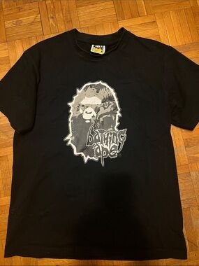 A bathing ape T shirt Black